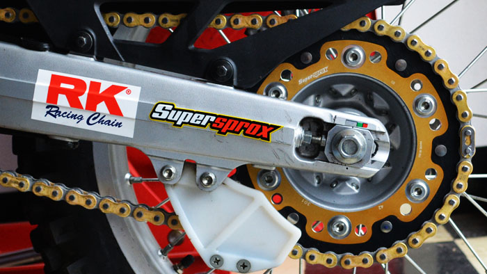 Supersprox on RDR CRF250L Installed